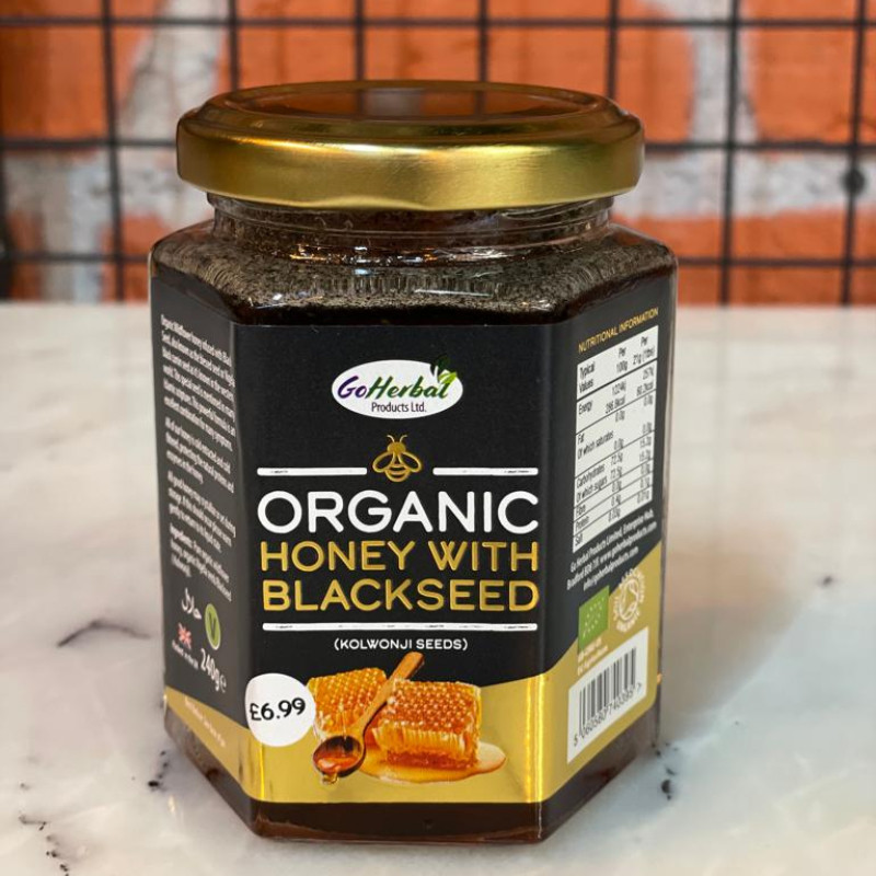 Organic Honey With Blackseed